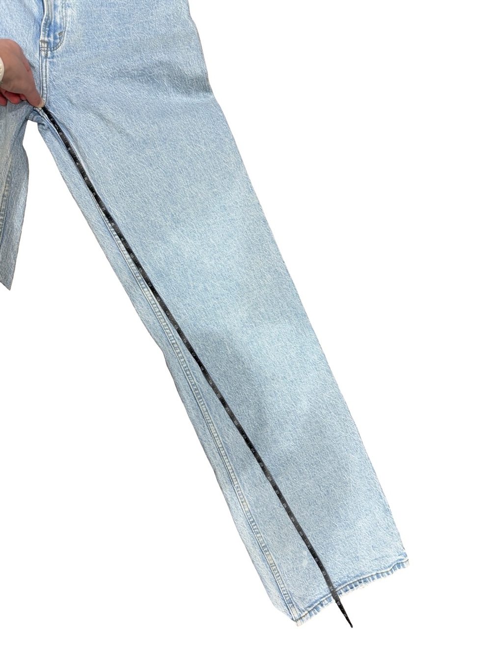 ๐ Abercrombieโ & Fitch The '90s Relaxed Jean High Rise Light Wash Size 29 XL - Picture 7 of 11